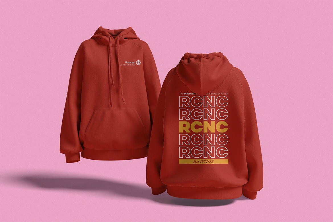 azonto rcnc Cherry Red hoodie