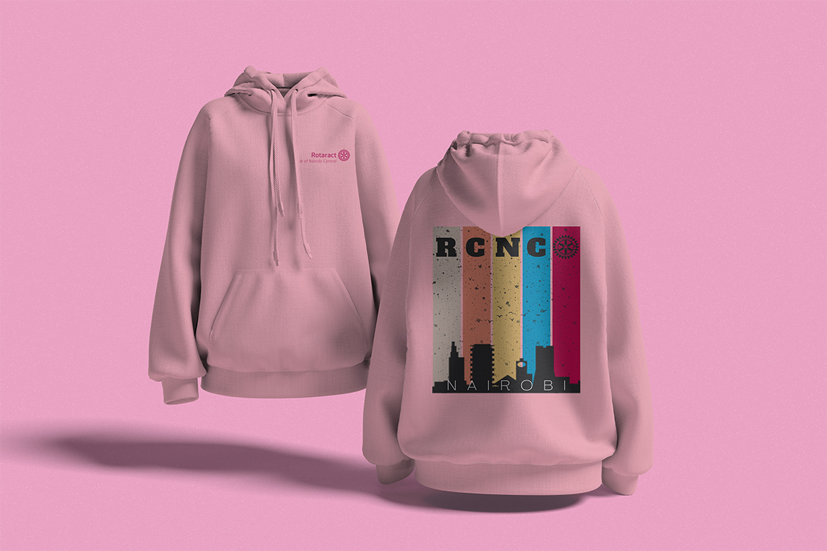 Jerusalema RCNC light pink hoodie