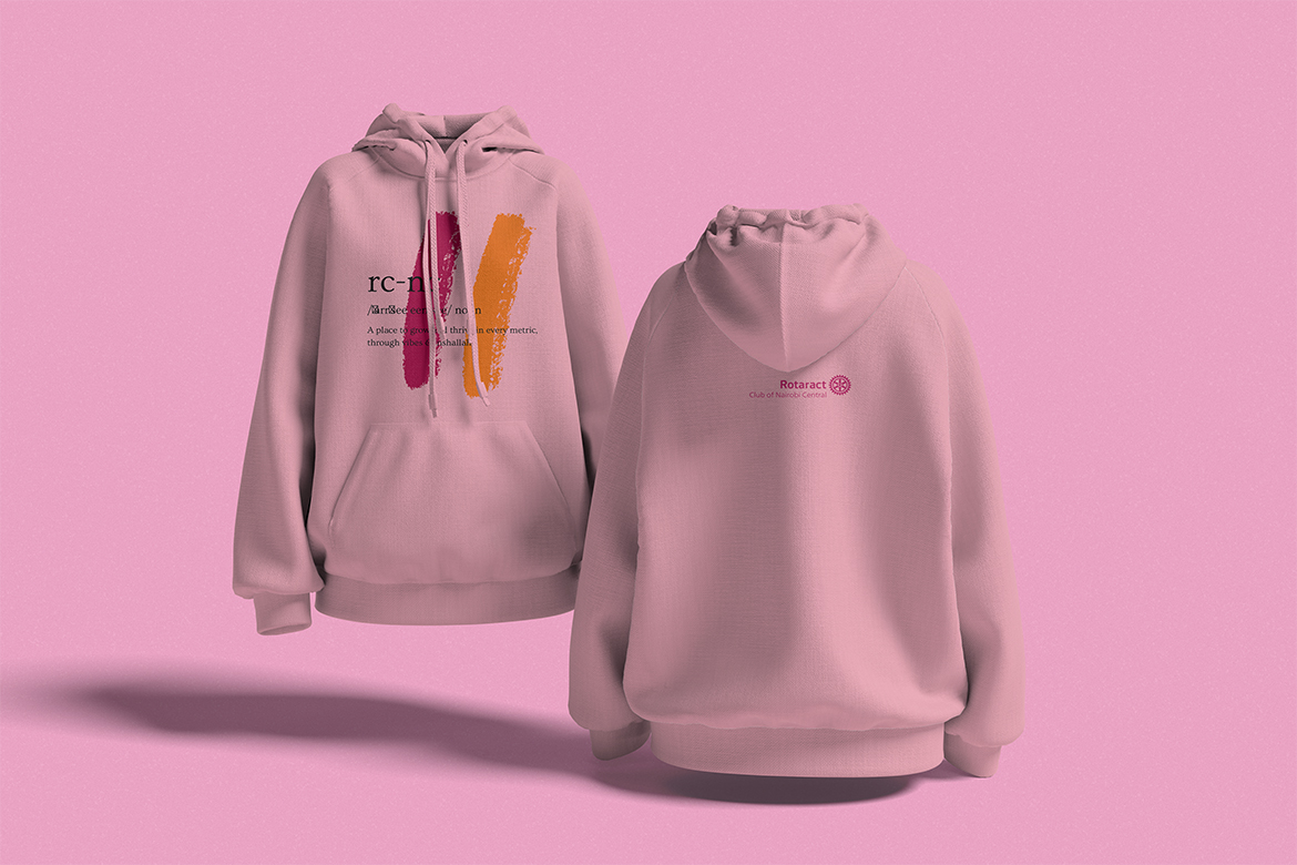 Sability RCNC light pink hoodie