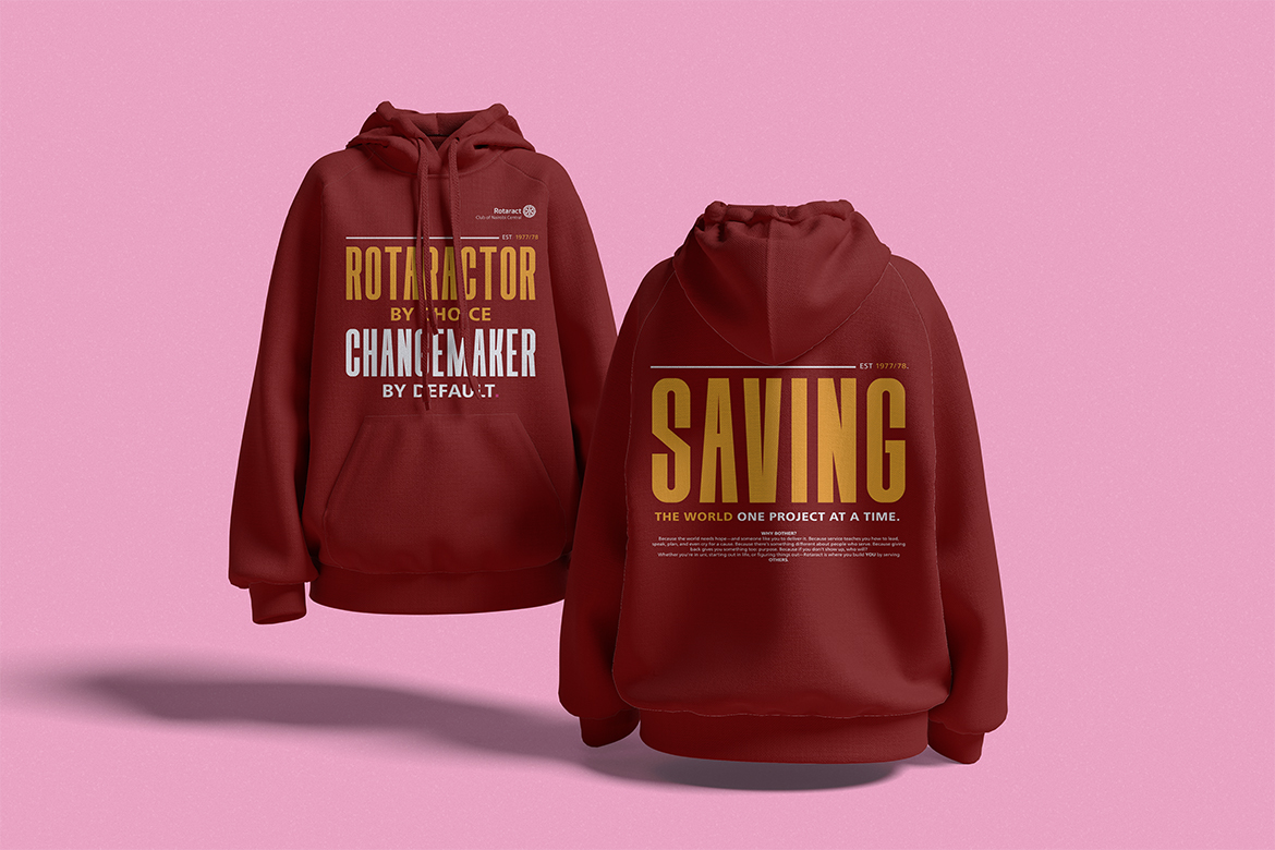 Wahala RCNC maroon hoodie