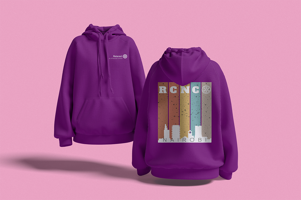 Jerusalema RCNC purple hoodie