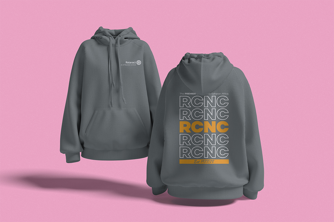 azonto rcnc Steel Grey hoodie